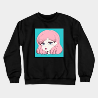 Bad Mood Girl Crewneck Sweatshirt